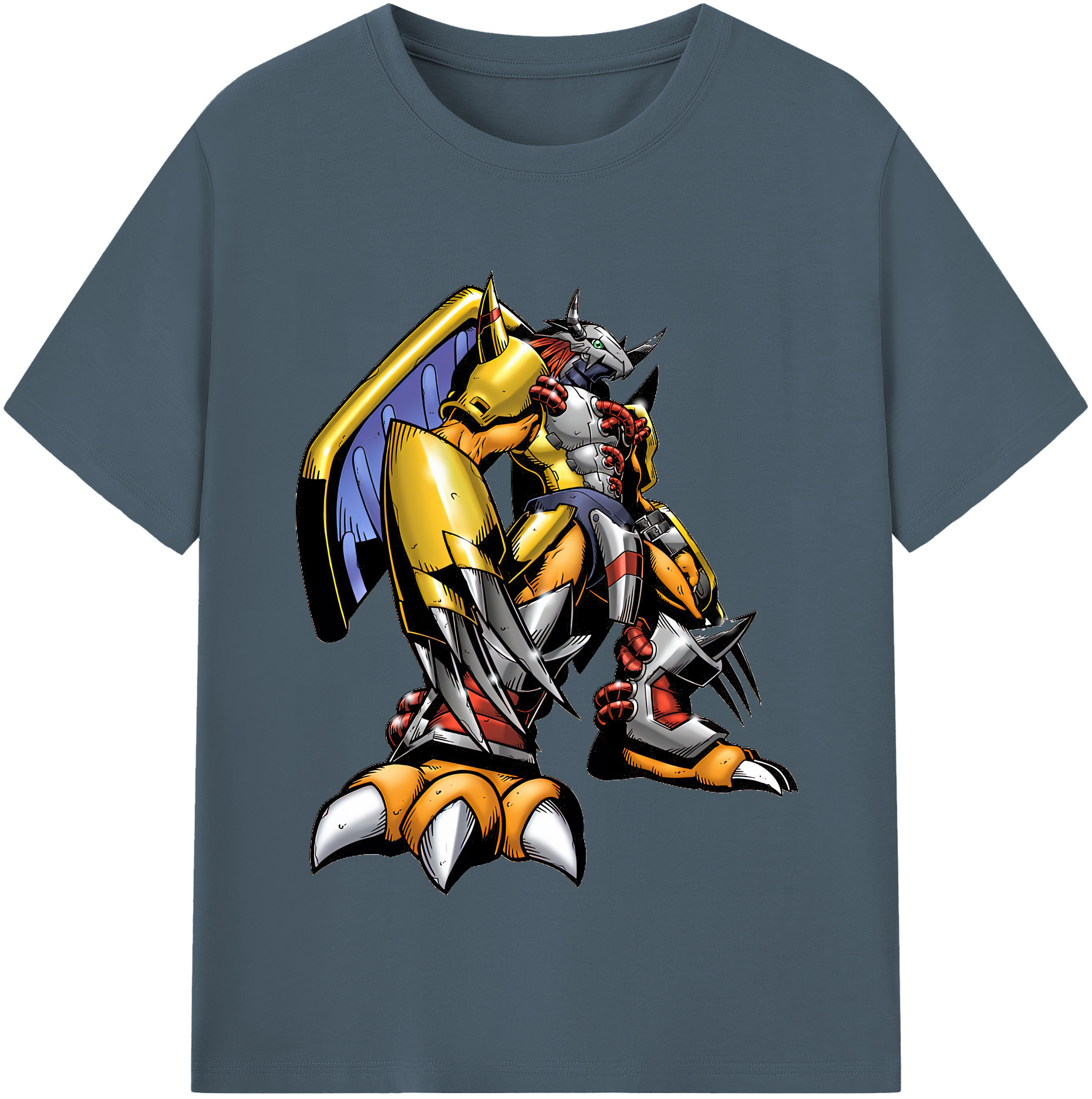 （画像用） Digimon デジタルモンスター/デジモン 綿100％半袖Tシャツ（フロントプリント）